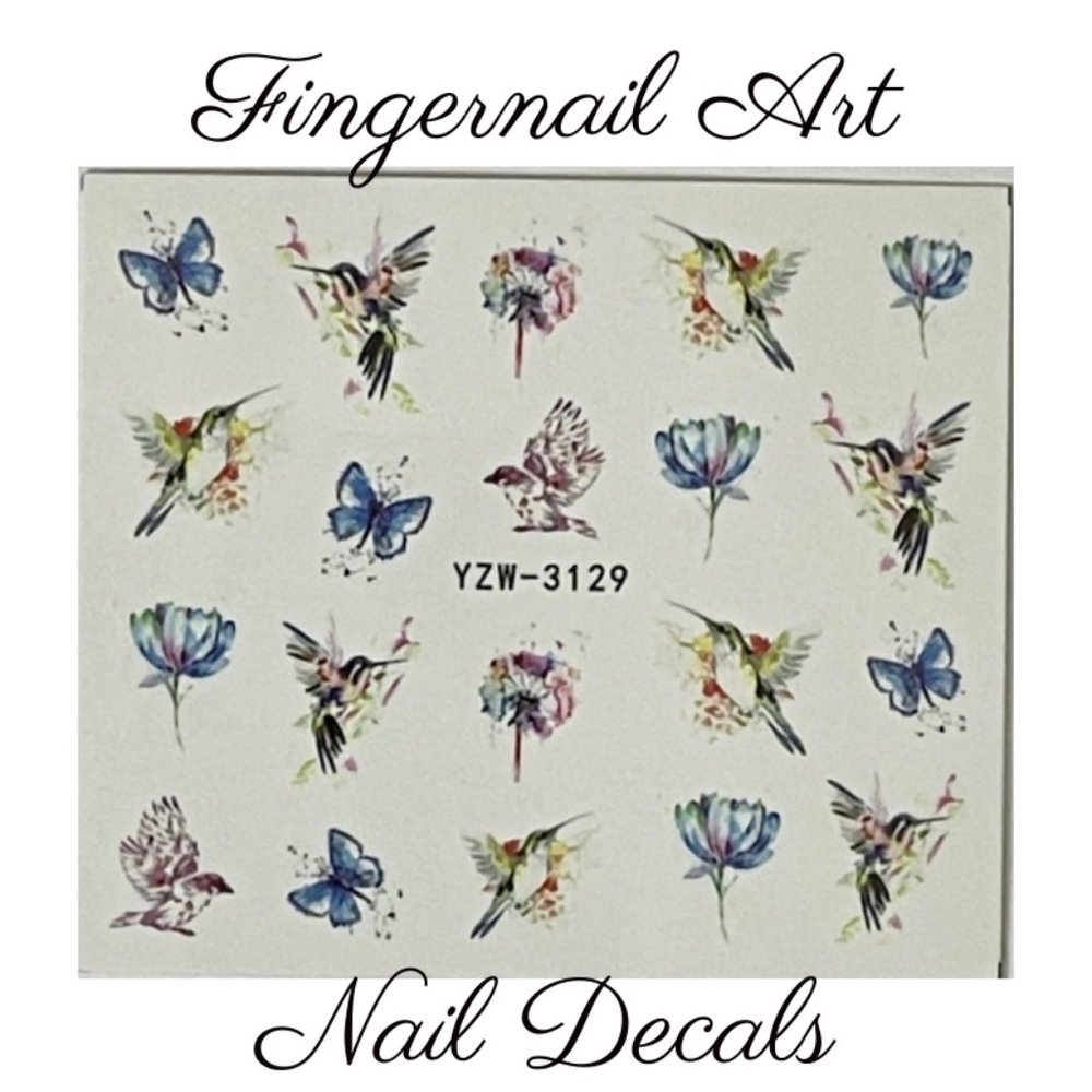 Fingernail Art Nail Decals Waterslide Transfer Stickers